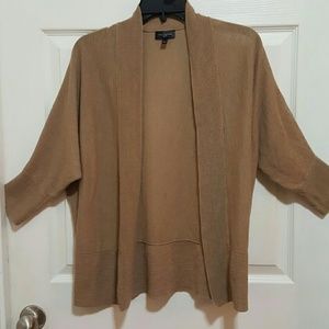 Dolman sleeve cardigan shrug